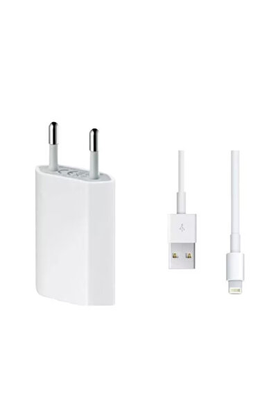Apple 5W USB Power AdapAter Kit MD813ZM/A, A1400 + Lightning Cable 1m MD818ZM...
