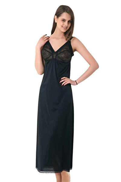 ALFA AKSESUAR 03 Polyamide Lace Wide Strap Chemise