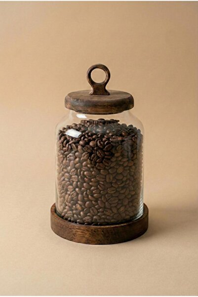 Frolde Ring Vakumlu Akasya Kapaklı Kavanoz 1100 ml (Tekli)