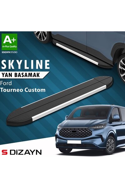 Drs Tuning S-Dizayn Ford Tourneo Custom 2 Skyline Aluminyum Yan Basamak 223 C...