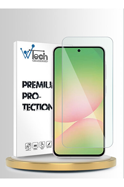 Wtech سامسونج جالاكسي A57 5G 2026 سلسلة بريميوم، زجاج مقوى شفاف 9H