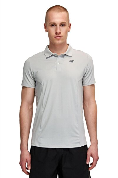 New Balance Nb Lifestyle Erkek Polo Yaka Tişört Mnt1438-Ag