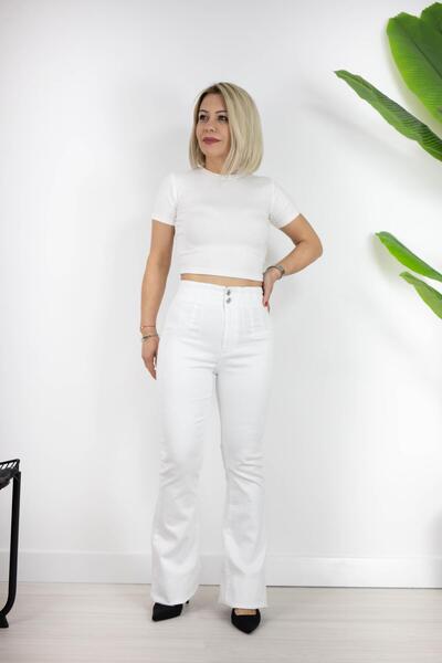 SİSTA MODA 7021 Flotolu, Spanish Trousers Jean Pants