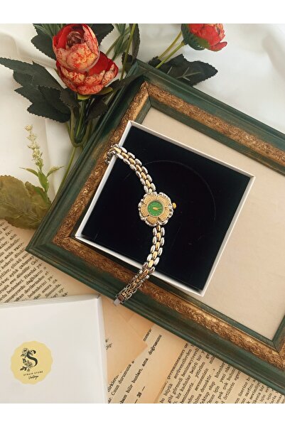 Choppers Flower Stone Adjustable Cord Vintage Watch in Gift Box