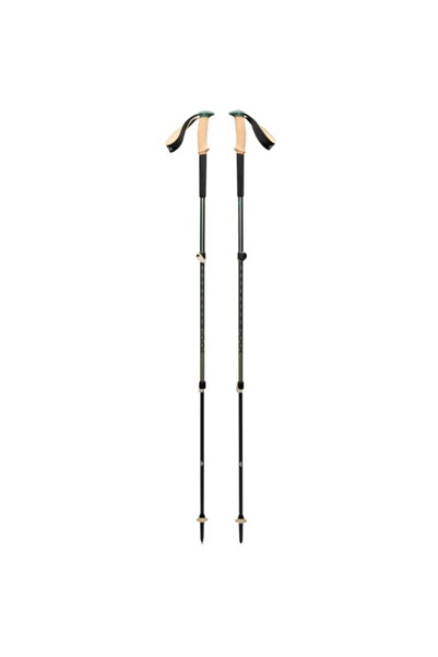 BLACK DİAMOND Trekking Poles Trail Cork (green/beige, 1 pair, 100-140 cm)