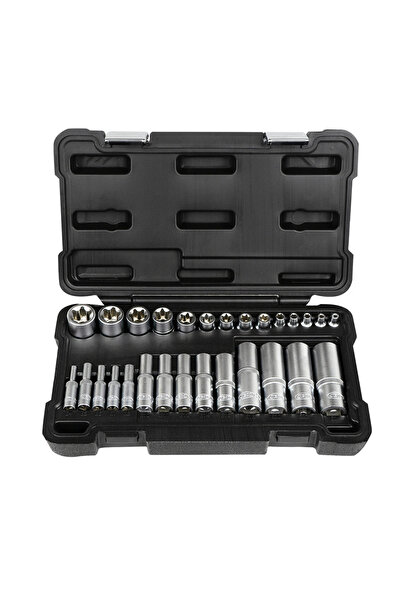 JBM Set 28 Tubulare Torx Scurte Si Lungi