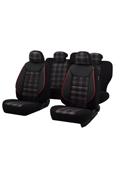 Umbrella Σετ καλύμματος σπορ καθίσματος μαύρου-κόκκινου