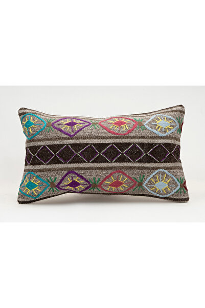 Kilim Whole Sale Vintage Throw Pillow Cover Made from Handmade Rug, Wool, 30X...