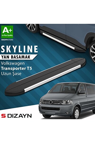 Drs Tuning S-Dizayn VW Transporter T5 Uzun Şase Skyline Aluminyum Yan Basamak...