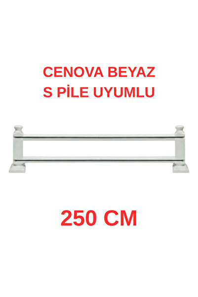 di'mora by ağbaht züc. Cenova S Pile Ve Perde Düğmesi Uyumlu Çetray Çift Rayl...