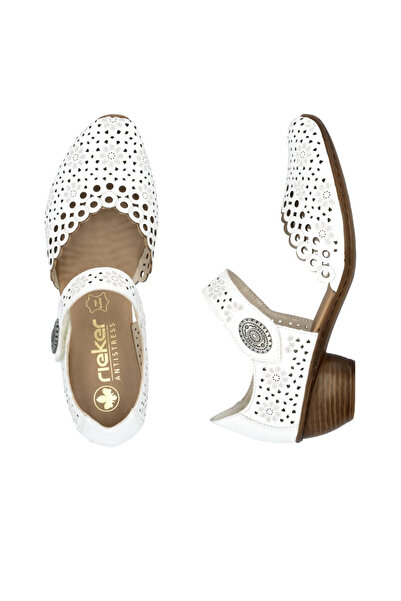 Rieker genuine leather shoes 43753-80 white