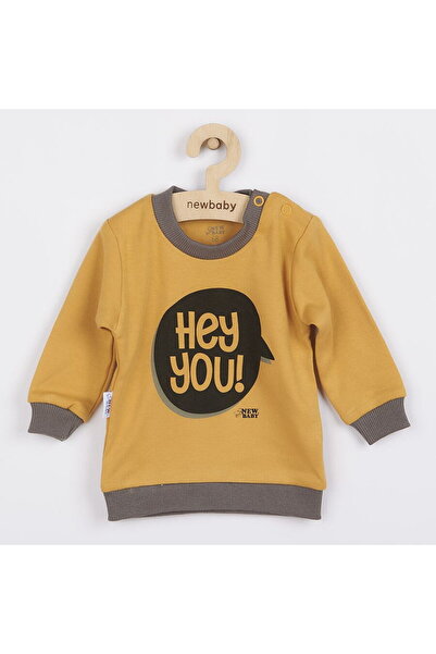 Nicol Tricou pentru bebeluși New Baby With Love muștar, mărimea 68 (4-6 luni)