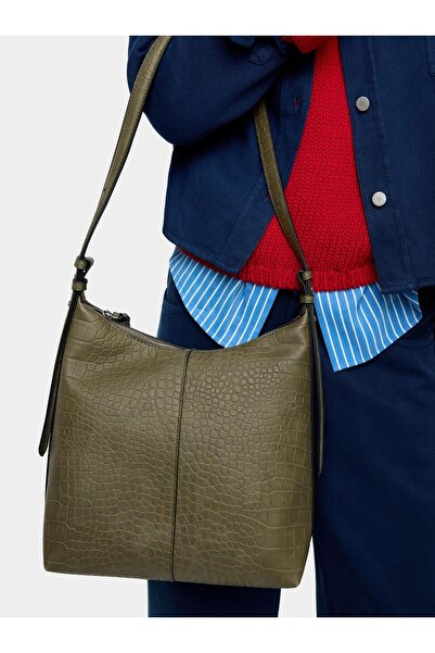 PARFOIS Kadın Desenli ve Hayvan Kabartmalı Omuz Çantası