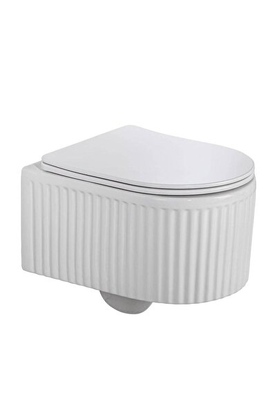 LENA - Asma Klozet Parlak Beyaz Kapak Dahil OUTLET - ET-W1000MB-