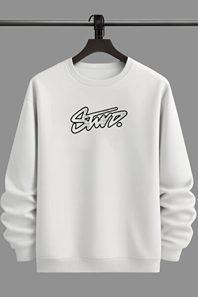 Flaubert -هودي مطبوع للجنسين، قماش عالي الجودة بثلاث خيوط، تصميم عصري كبير الحجم