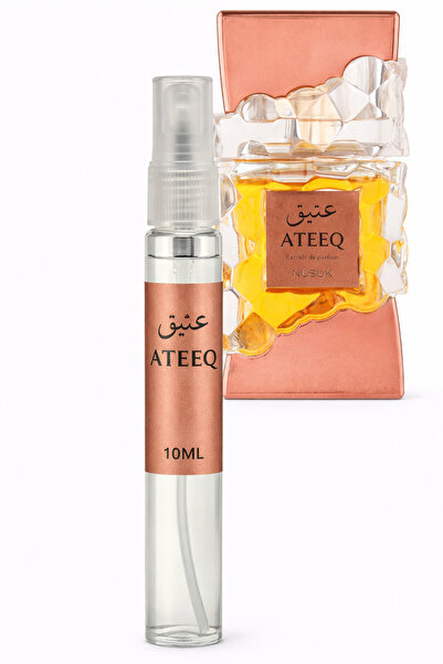 Nusuk Ateeq – Unisex Perfume Extract 10 ml, Intense Oriental Aroma