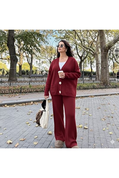 ikomteks Set de tricotaje cu nasturi, două piese