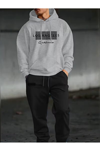 CLASSY.MODA Calle 00 Urban Street Style 3 Threaded Rastered Sweatpants Set