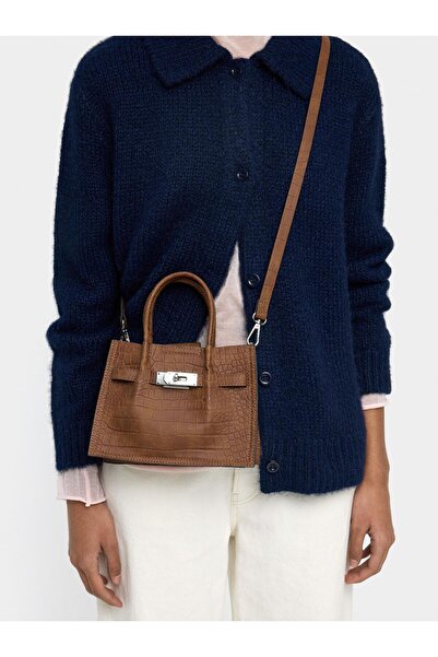 PARFOIS Hayvan Desenli Kemer Detaylı Çanta