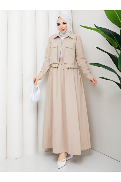 RACE FASHİON Jacket & Skirt Hijab Set Rc9020