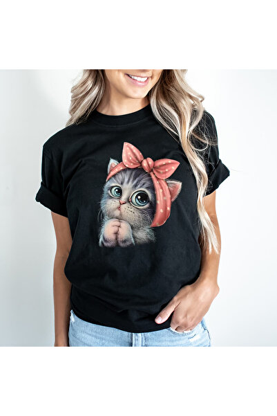 Kartier Tricou Dama Negru Sweet Paws
