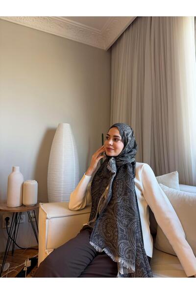 diorel Valeria Yün İpek Şal-Antrasit