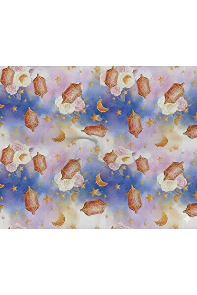 podyum baskı Ramazana Special Design Upholstery Fabric Suitable for Kirlent T...