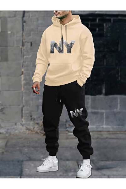 CLASSY.MODA Calle 00 Premium 3 Threaded Oversize Hoodie Set Series