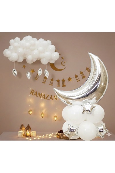 ledison Ramazan Temalı Ay Yıldız Balon Seti