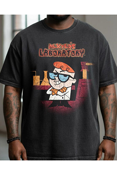 Touz Moda Nostalgic Cartoon Printed Washable T-Shirt