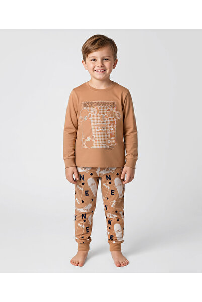 Primo Gino 100% Cotton Knit Chest Printed Full Sleeves T-Shirt and Pyjama Set...