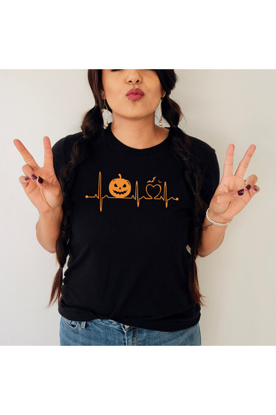 Kartier Tricou Dama Halloween Pulse , Negru,