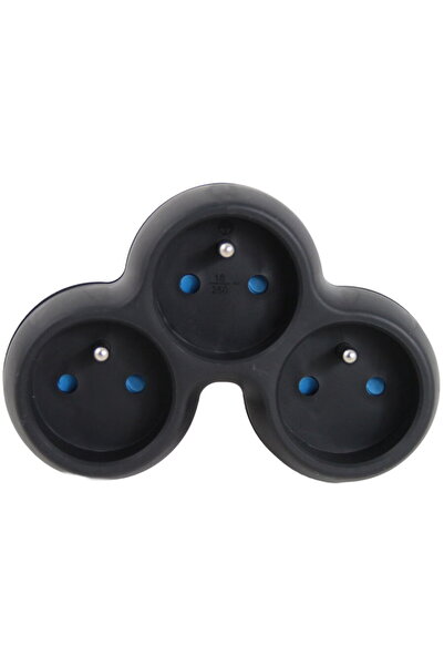 ESPERANZA ELEC. SOCKET SPLITTER 3 SOCKET BLACK