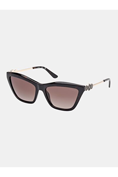 Guess Cat-Eye Signature Plastic Sunglasses