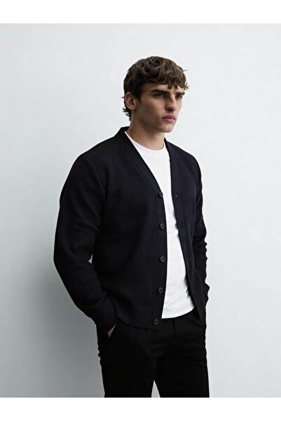 Atelier Old Money Bowery Knit Lacivert Hırka FW5999