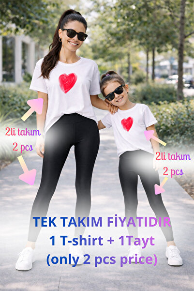 genosha طقم تي شيرت وبنطلون ضيق من Mother Daughter Mama Min Recovery، سعر فرد...