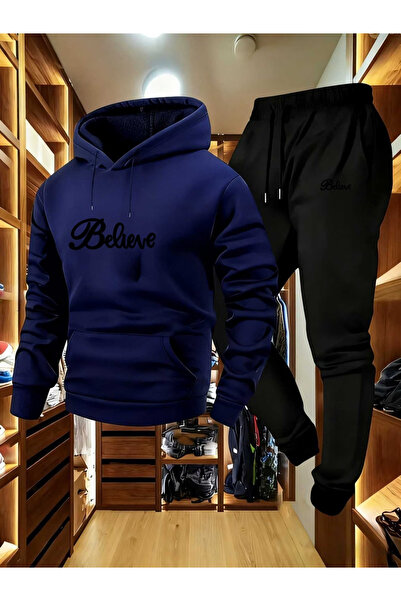 valeriae Calle 00 Deluxe Edition Set hanorac și pantaloni din 3 fire, cu deta...