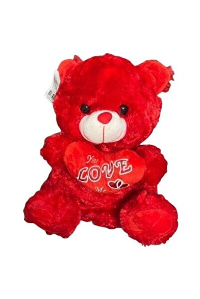 OEM Ursuleț de pluș You Love Me, roșu, 35 cm