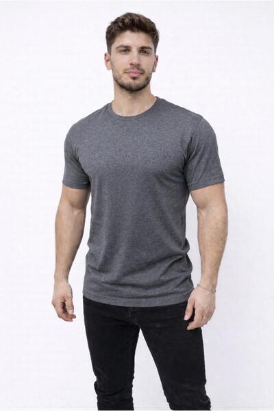 AXXEL Men's Short Sleeve Crew Neck T-Shirt-D677