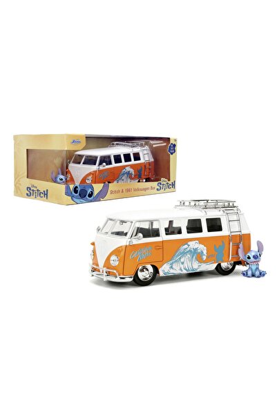 Simba Σετ Jada Stitch Μεταλλική Φιγούρα Stitch και Λεωφορείο Volkswagen 1961 ...