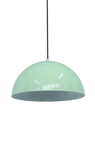 Siu Orbid Serisi SuYeşili İç Beyaz Modern Metal Tekli Sarkıt Avize | Minimal ...