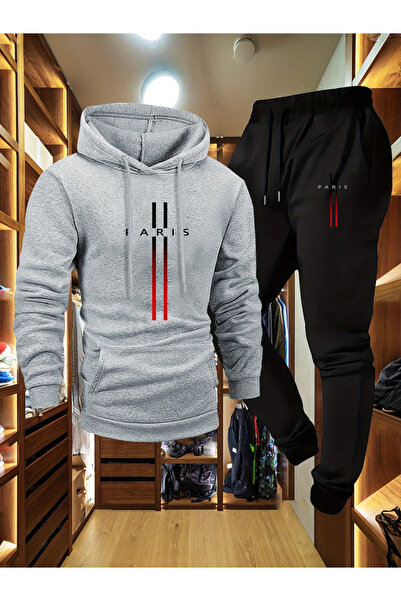 bellanova Sila Trend Ultra Warm 3 Threaded Yarn Unisex Hoodie Set