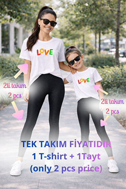 genosha طقم تي شيرت وبنطلون ضيق من Mother Daughter Mama Min Recovery، سعر فرد...