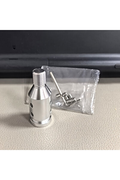 Choice M12 silver Gear Stick Shift Connector Thread with Screw Wrench Aluminu...