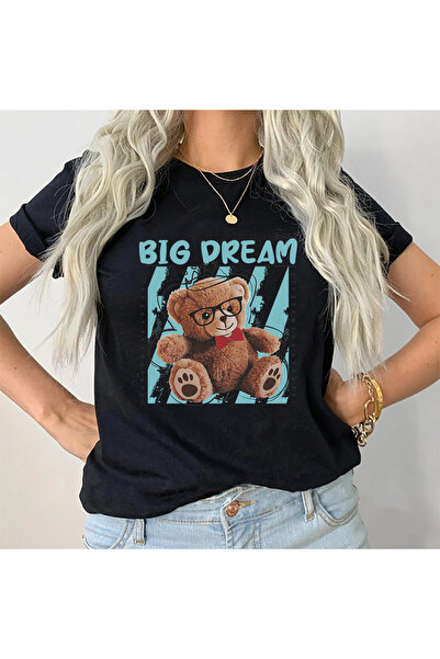 Kartier Tricou Dama Negru Big Dream