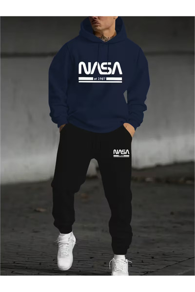 CLASSY.MODA طقم هودي وبنطلون Calle 00 Deluxe Edition 3 من قماش الشيروندالو