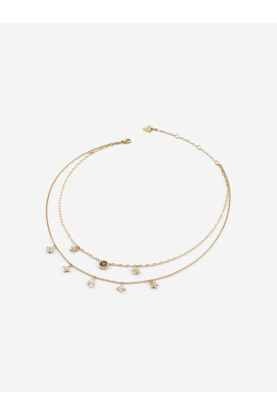 Guess 16-18" two rows flowers nk