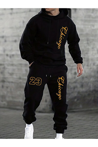 bellanova Sila Trend Ultra Warm 3 Threaded Yarn Unisex Hoodie Set