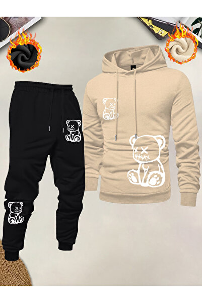 CLASSY.MODA Calle 00 Deluxe Edition 3 Threaded Hoodie and Bottom Set