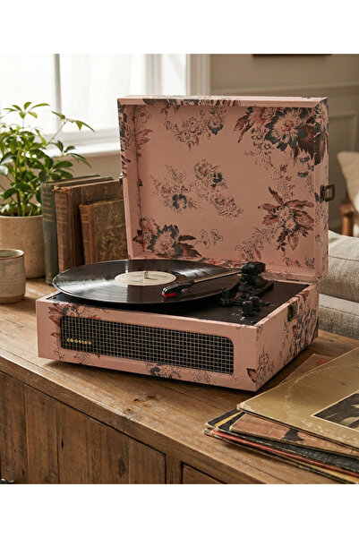 CROSLEY Voyager Renkli Bluetoothlu Dahili Hoparlörlü 3 Devirli Retro Pikap Pl...